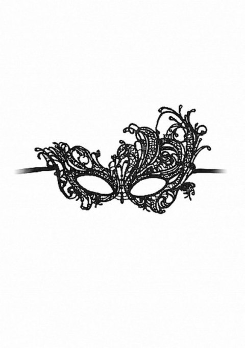 Royal Black Lace Mask - Black Boss of toys