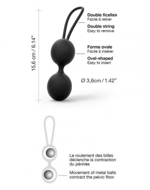 DUAL BALLS NOIR Boss of toys