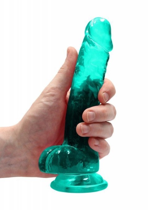 7"""" / 19 cm Realistic Dildo With Balls - Turquoise Boss of toys