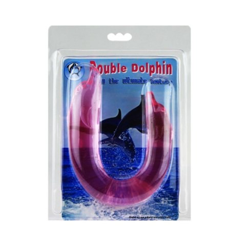 BAILE- DOUBLE DOLPHIN, Bendable pink Boss of toys