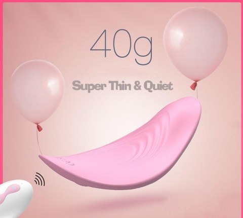 Ultrathin Wearable remote mini vibe PINK Boss of toys