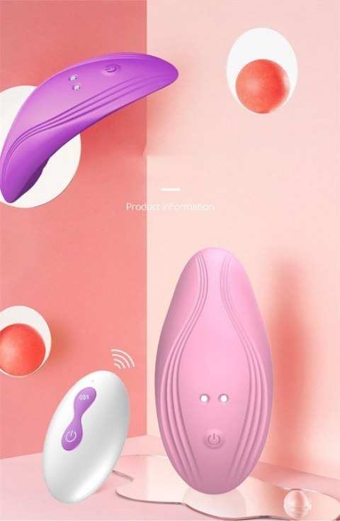 Ultrathin Wearable remote mini vibe PINK Boss of toys