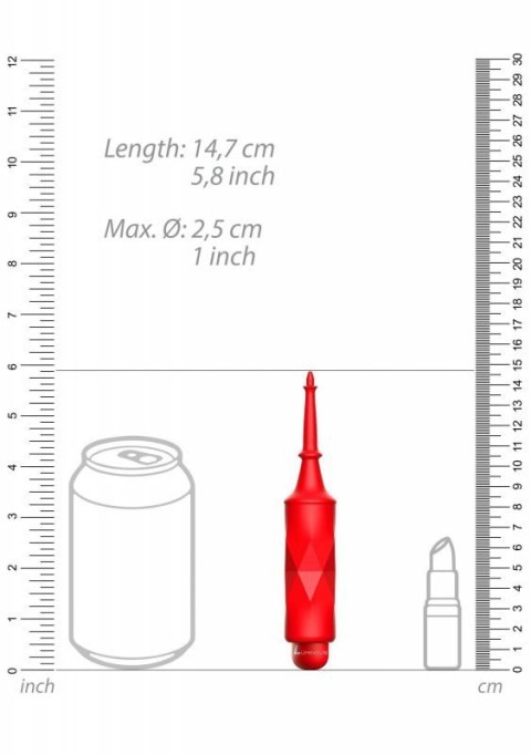 Circe - ABS Bullet With Sleeve - 10-Speeds - Red Boss of toys