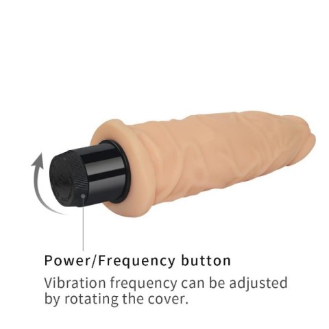 7.5' Xtreme Feel Cyberskin Vibrator Boss of toys