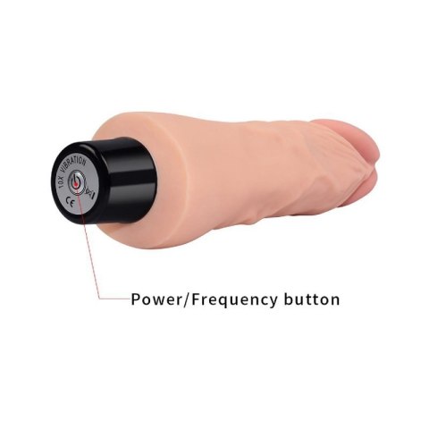 7"" REAL SOFTEE Vibrating Dildo Boss of toys