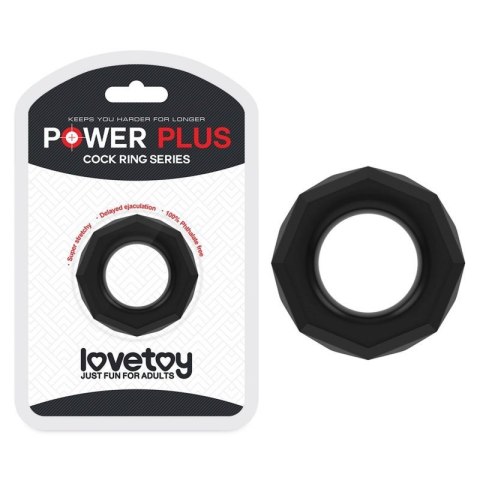 POWER PLUS Cockring Black Boss of toys