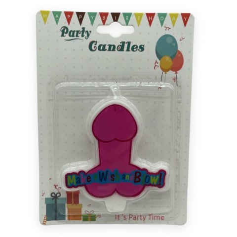 Świeczka-Party Penis Candle XL Pink Boss of toys