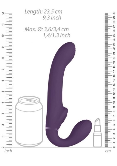 Ai - Dual Vibrating & Air Wave Tickler Strapless Strapon Boss of toys