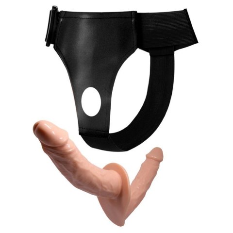 BAILE -STRAP ON DOUBLE DILDOS, 7.1''+5.9'' Boss of toys
