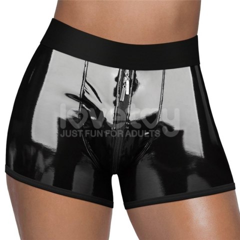 Chic Strap-On shorts (28 - 31 inch waist) Black Boss of toys