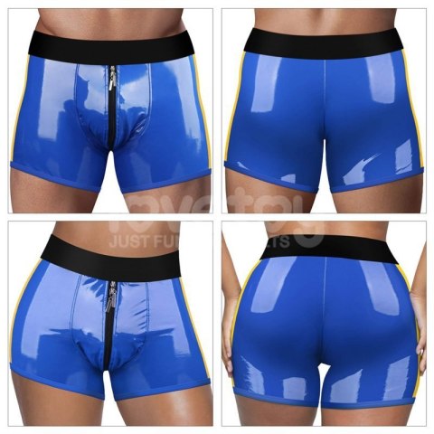 Chic Strap-On shorts (36 - 39 inch waist) Blue Boss of toys