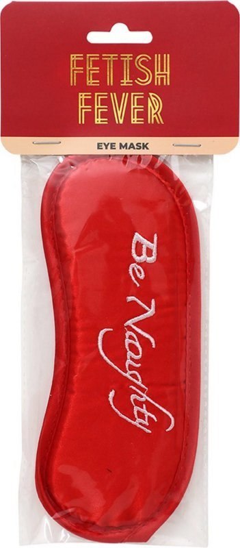 Fetish Fever - Eye Mask - Be Noughty - Red Boss of toys