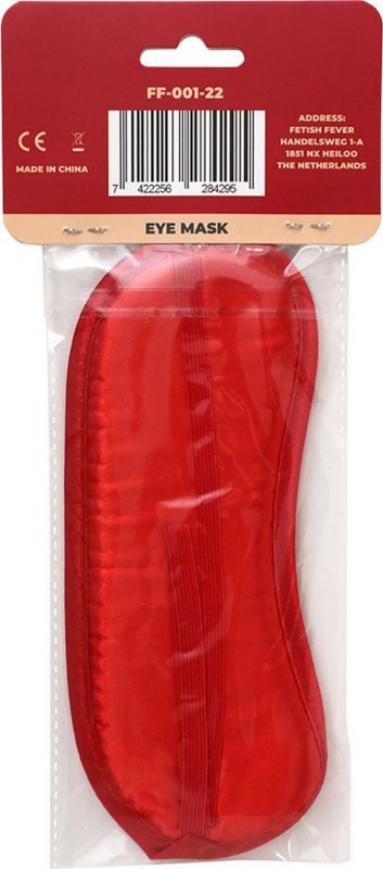 Fetish Fever - Eye Mask - Be Noughty - Red Boss of toys