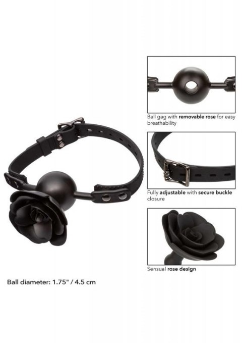 Removable Rose Gag Black Boss of toys
