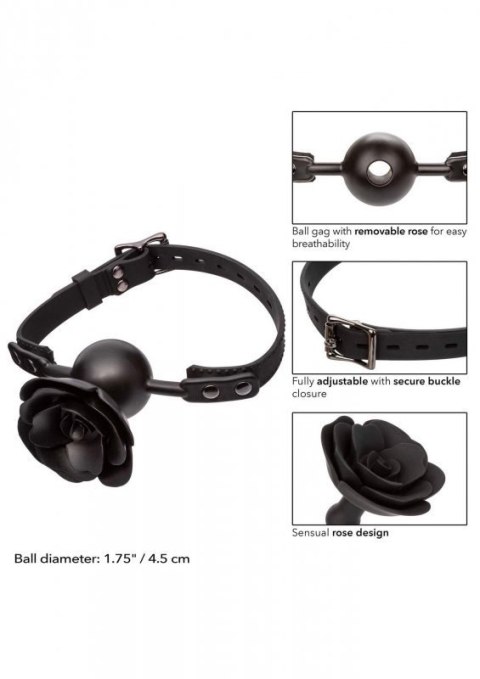 Removable Rose Gag Black Boss of toys