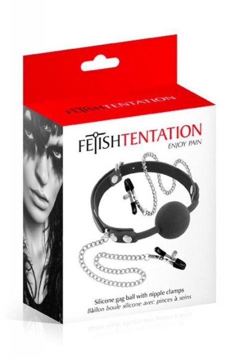 GAG NIPPLE CLIPS BLACK Boss of toys