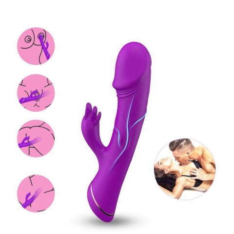 Rubberco Purple, 2* 9 vibration functions Boss of toys