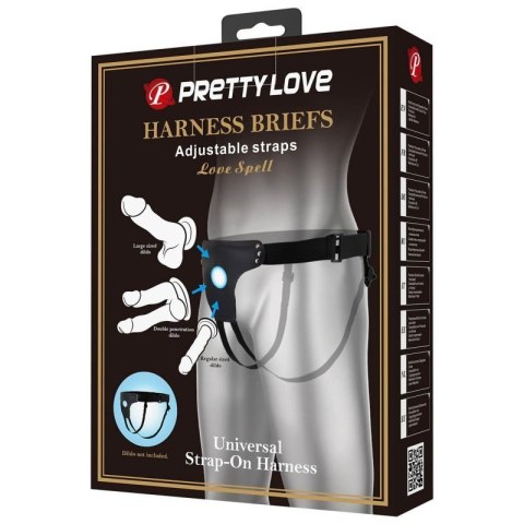 PRETTY LOVE - HARNESS BRIEFS Love Spell Universal Strap-On Harness Boss of toys