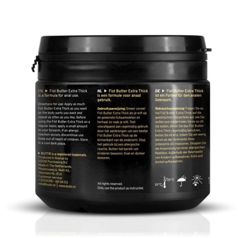 BUTTR - Fisting Gel Extra Thick - 500 ml Boss of toys