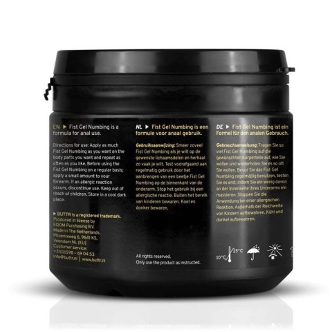 BUTTR - Fisting Gel Numbing - 500 ml Boss of toys