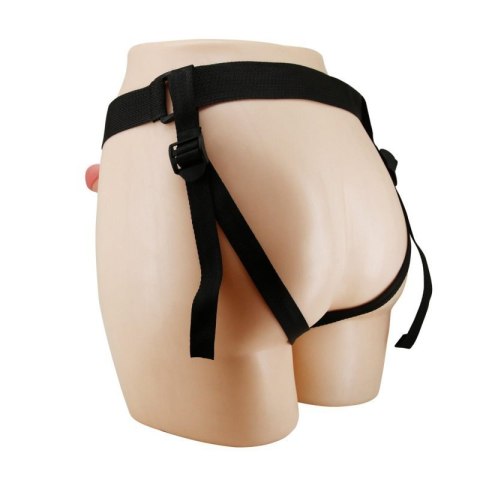 PRETTY LOVE - Mavis Flesh, Universal Strap-On Harness, Dildo 7.4'' TPR Boss of toys