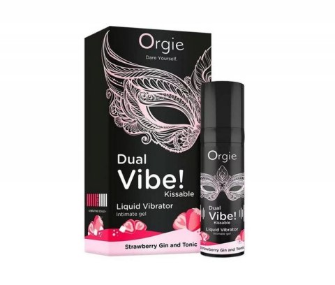Dual Vibe! Kissable Liquid Vibrating Strawberry Gin And Tonic Boss of toys