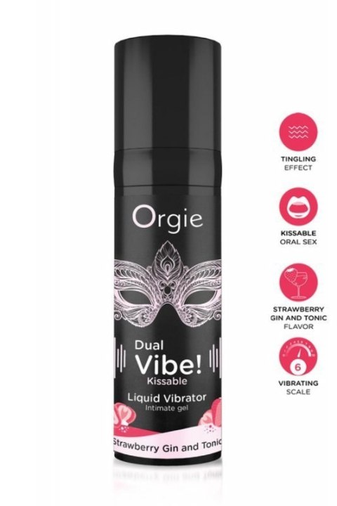Dual Vibe! Kissable Liquid Vibrating Strawberry Gin And Tonic Boss of toys