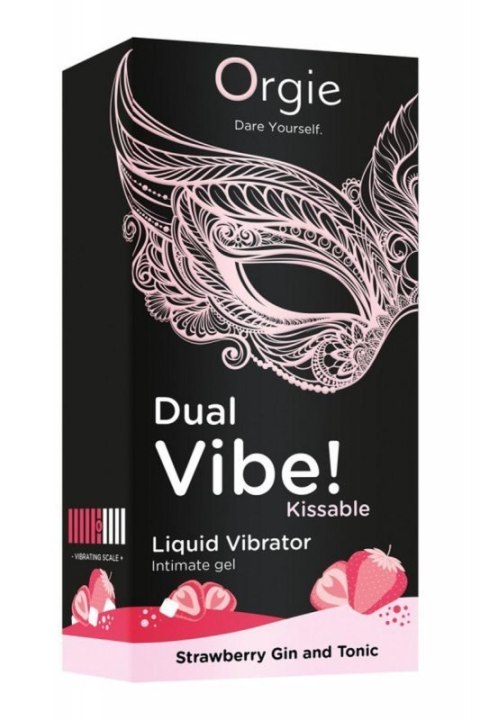 Dual Vibe! Kissable Liquid Vibrating Strawberry Gin And Tonic Boss of toys