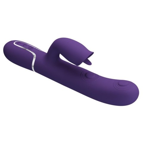 PRETTY LOVE - Gigi dark purple, 7 thumping functions 7 licking modes Boss of toys