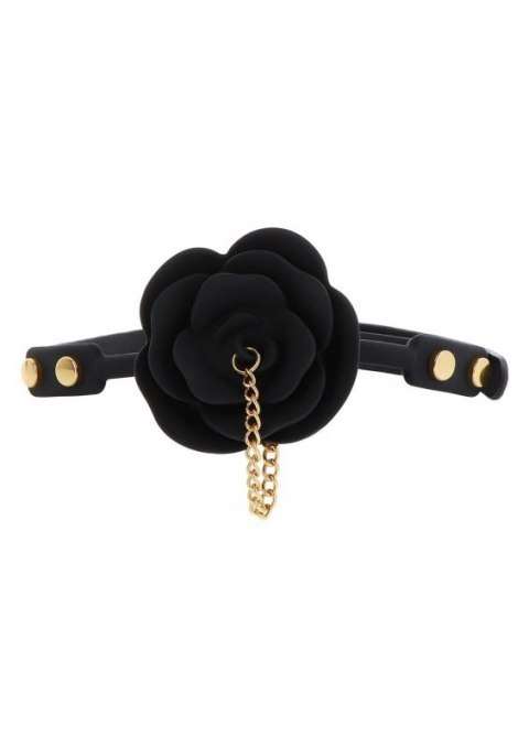 Rose Ball Gag with Plug Black Boss of toys