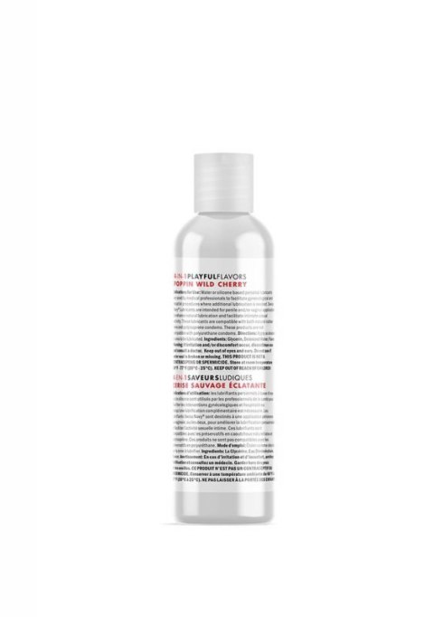 4 In 1 Lubricant with Poppin Wild Cherry Flavor - 1 fl oz / 30 ml Boss of toys