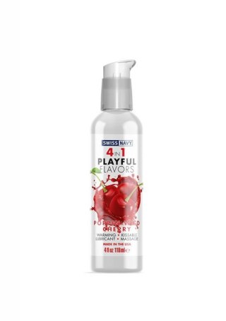 4 In 1 Lubricant with Poppin Wild Cherry Flavor - 4 fl oz / 118 ml Boss of toys