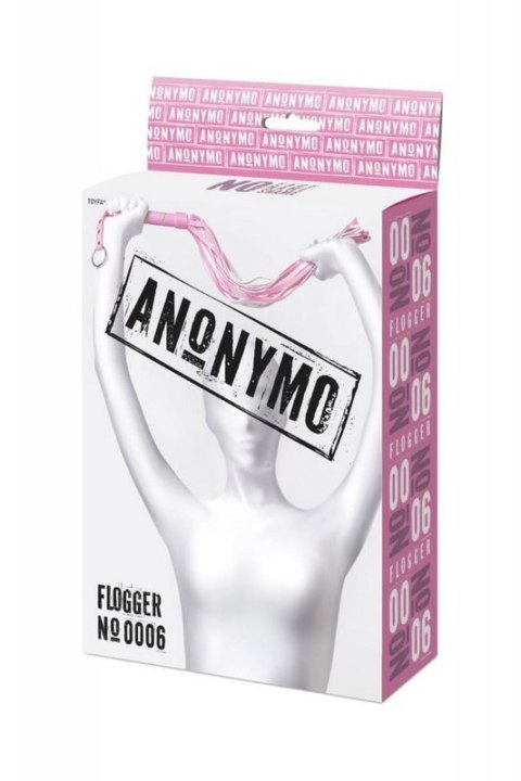 Anonymo flogger, PU leather, pink, 64 cm Boss of toys