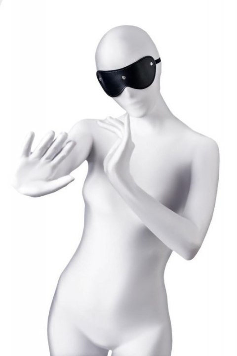 Anonymo mask, PU leather, black, 24 cm Boss of toys