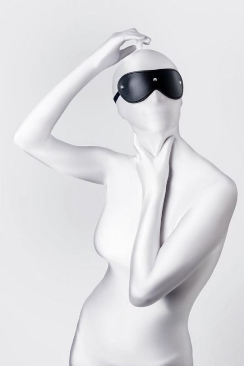 Anonymo mask, PU leather, black, 24 cm Boss of toys