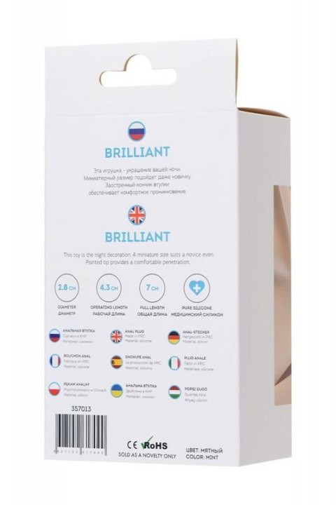 ToDo Brilliant Blue Anal Plug Boss of toys