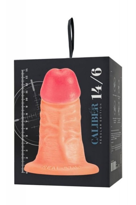 Realistic dildo Caliber 14/6 , PVC, flesh, length 14cm, diameter 6cm Boss of toys