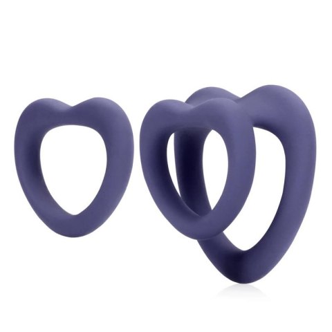 Heart Cockring Set - Violet Storm Boss of toys