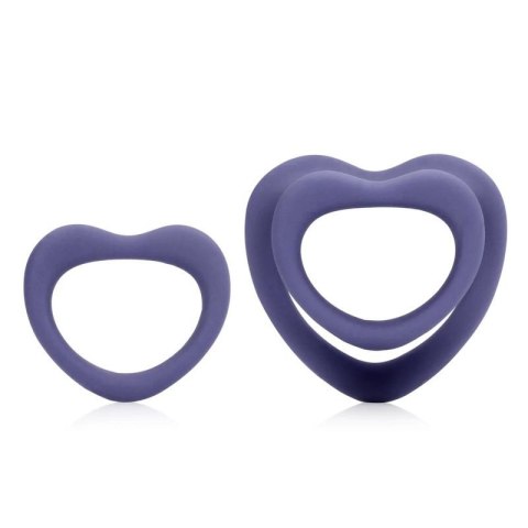 Heart Cockring Set - Violet Storm Boss of toys