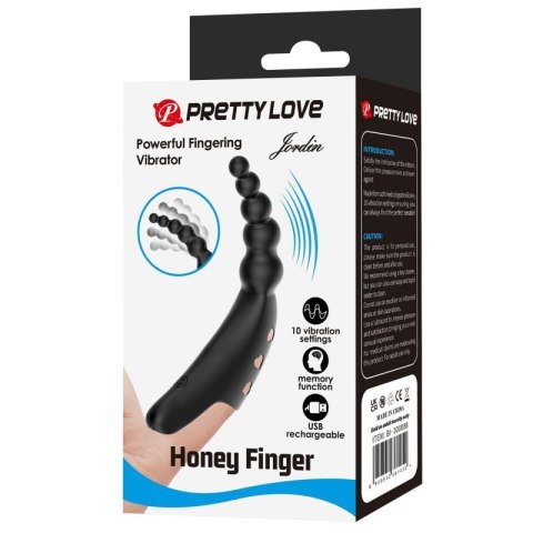 PRETTY LOVE - Jordin, 10 wibracji, Silicone Boss of toys