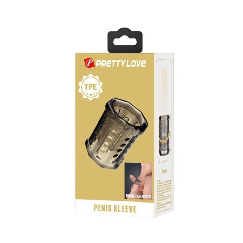 PRETTY LOVE Penis Sleeve, TPR, Waterproof Boss of toys
