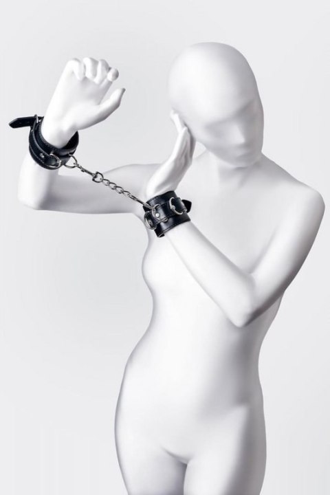 Anonymo handcuffs, PU leather, black Boss of toys