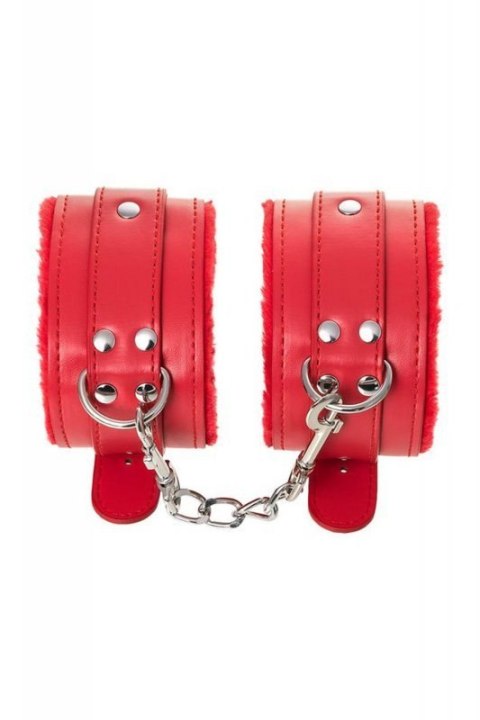 Anonymo handcuffs, PU leather, red, 27 cm Boss of toys