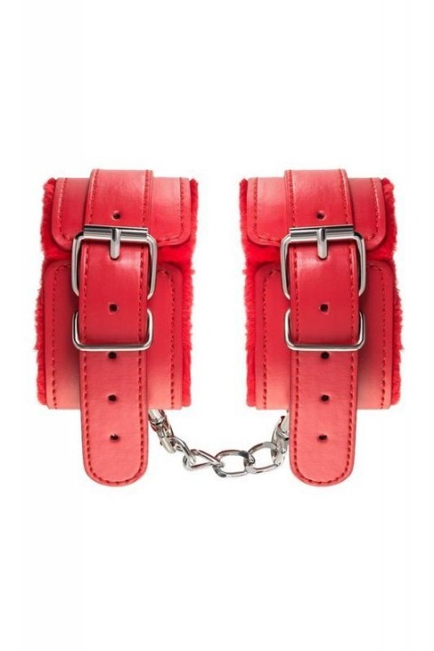 Anonymo handcuffs, PU leather, red, 27 cm Boss of toys