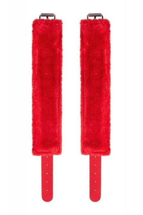 Anonymo handcuffs, PU leather, red, 27 cm Boss of toys