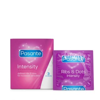 Pasante Ribs & Dots/Intensity Condoms 3 pcs Boss of toys