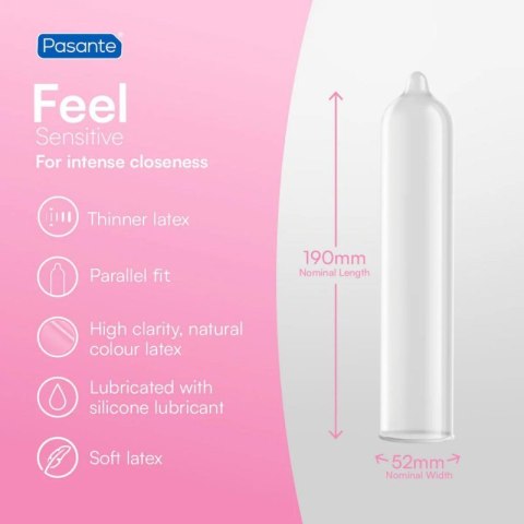 Pasante Sensitive/Feel Condoms 3 pcs Boss of toys