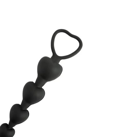 ANAL BEADS black heart Boss of toys