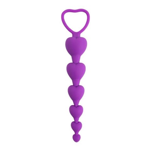 ANAL BEADS purple heart Boss of toys