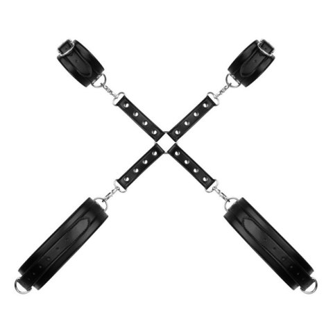 Bedroom Fantasies - Bondage Cross
Wrist and Leg Cuffs Black Boss of toys
